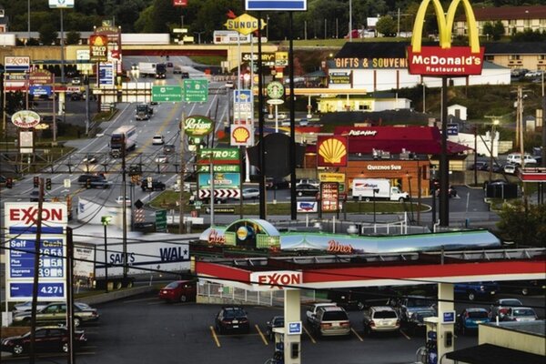 Breezewood, Pennsylvania, USA, 2008