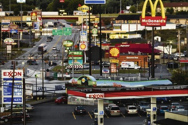 Breezewood, Pennsylvania, USA, 2008