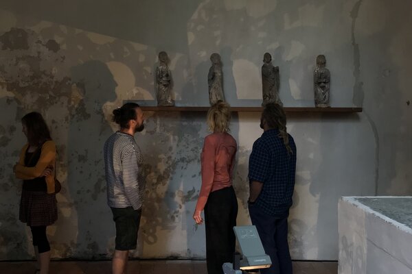 Dorfkirche Rittermannshagen: Projekt von Berit Bührmann, Constantin Carstens, Martin Nielebock, Foto: Nike Bätzner
