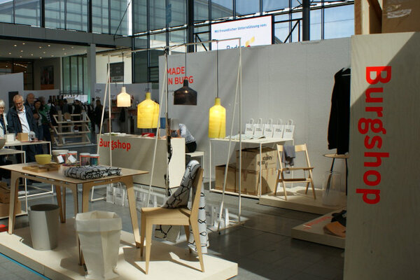 Der Burgshop stellt seine Kollektion „Made in Burg“ vor. Foto: Burg Giebichenstein Kunsthochschule Halle