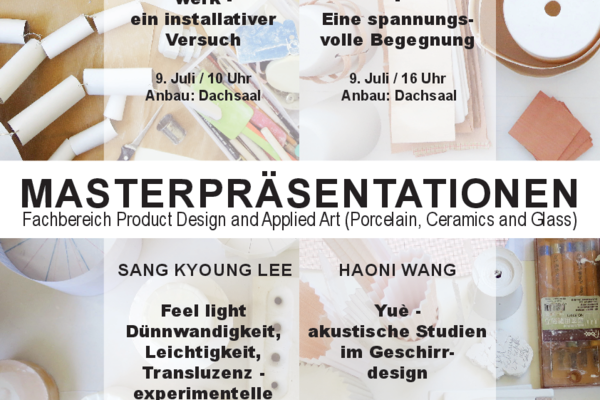 Ankündigung Masterpräsentationen SS 2015