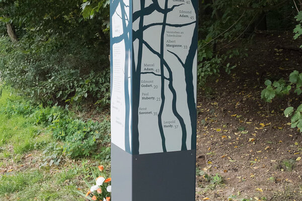 Informationsstele an der Dölauer Heide. Foto: Sascha Linke