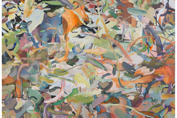 Ohne Titel , 2014, Acrylfarbe auf Leinwand. (Foto: Joachim Blobel)