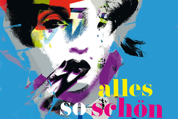 alles so schön bunt hier Werkschau der Modeklasse 17. Juli 2015 Plakat: Torsten Berndt