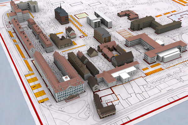 Fachprojekt 2007, Franckesche Stiftungen zu Halle, VR-Architekturvisualisierung