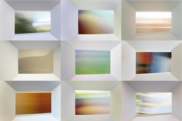 Zeitschweifung I, 2019, Fotoprint, 150 x 170 cm