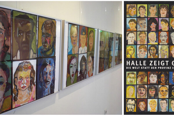 Halle zeigt Gesicht - 1200 Portraits und eine Jurte