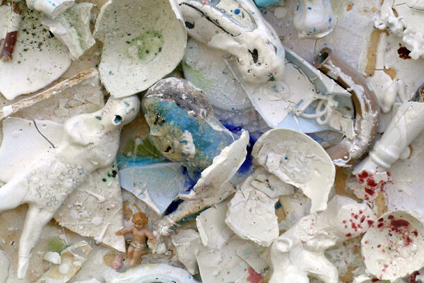 Ina Jänicke, „Vereisung“, Diplom, Plastik, Studienrichtung Keramik, 2006