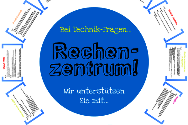 Bei Technik-Fragen...Rechenzentrum!