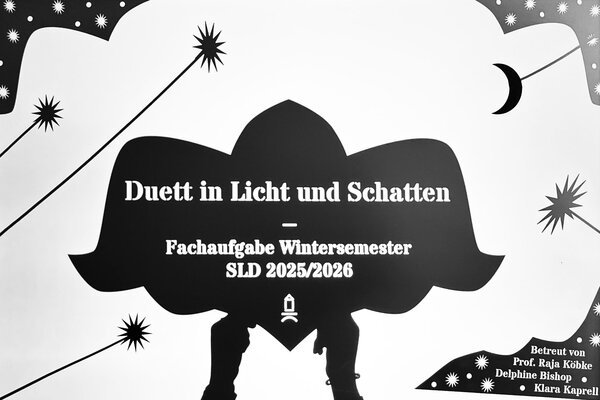 Live-Präsentation im Schattentheater